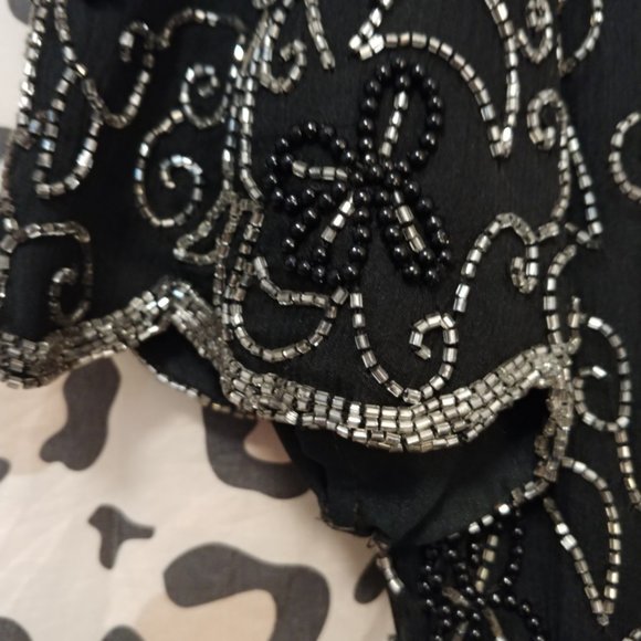 Vintage Silk Beaded Top - Picture 3 of 6